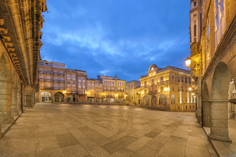 Plaza Mayor de Ourense, Galicia